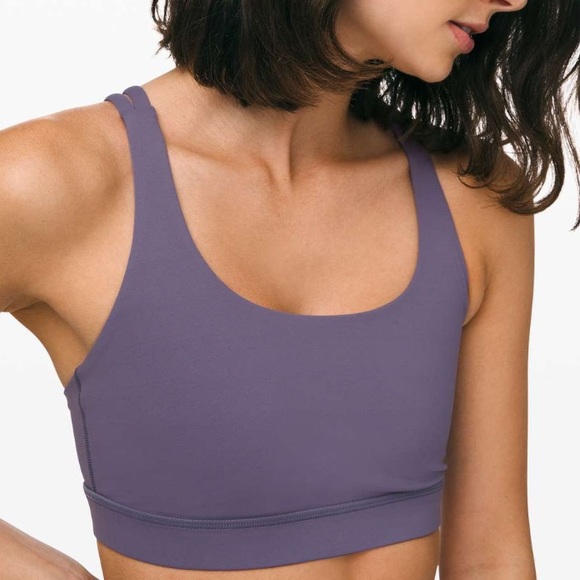 Lululemon Energy Bra - Purple Quartz - Picture 2 of 4